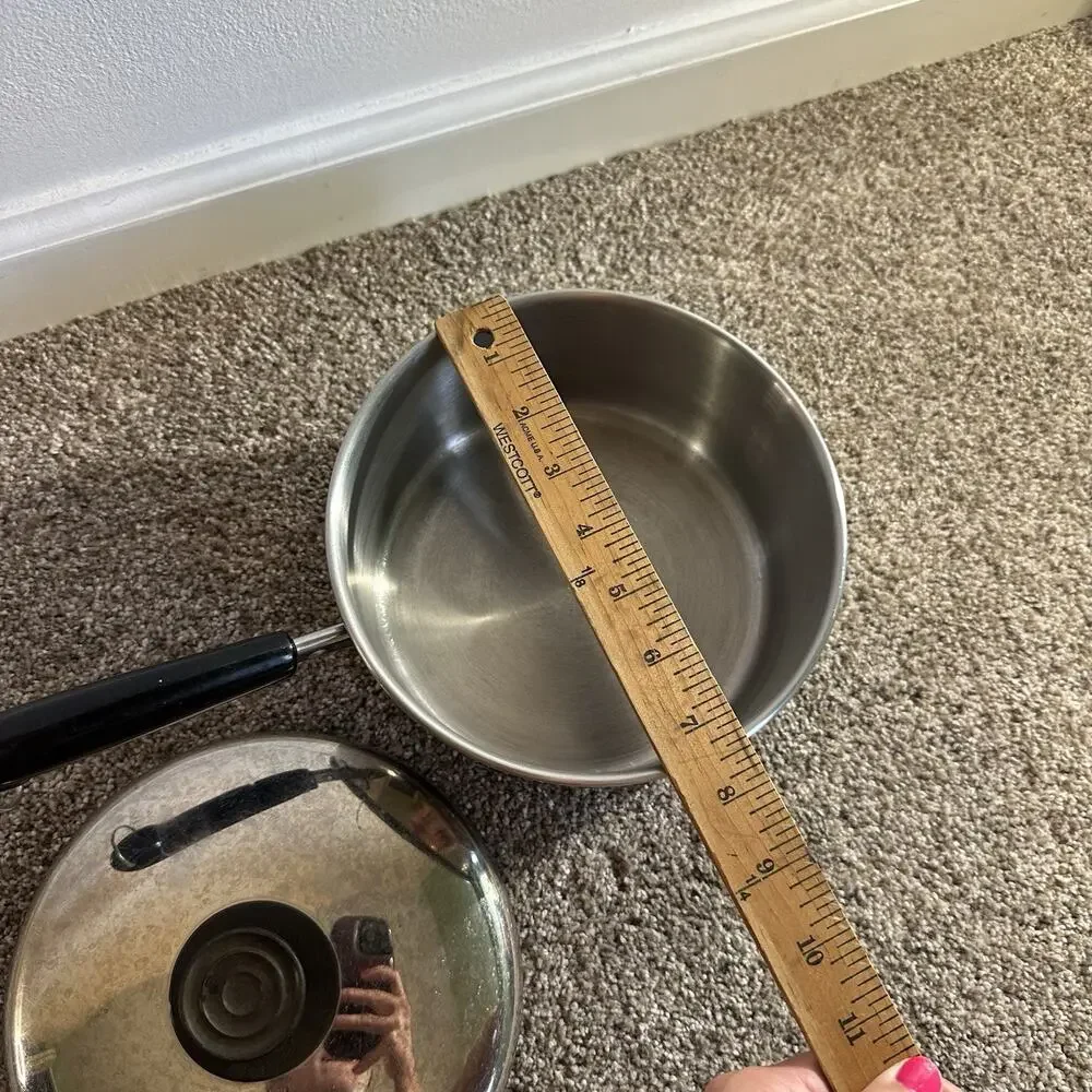 Revere Ware 2Qt 1.9P Sauce Pan With D15 S Stainless Steel Indonesia